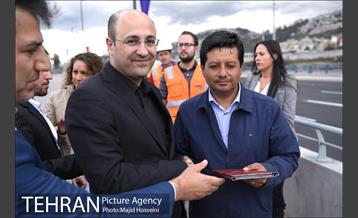 بازدید نماینده تهران در اجلاس HABITAT III از پروژه تقاطع غیر همسطح کاراپونکو و اتوبان سیمون بولیوار 9