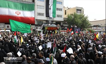 تشییع پیکر شهید اسماعیل هنیه در تهران - 2 27