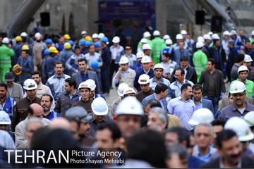 آغاز  حفاری تونل  محور جنوبی خط 6 مترو تهران 41