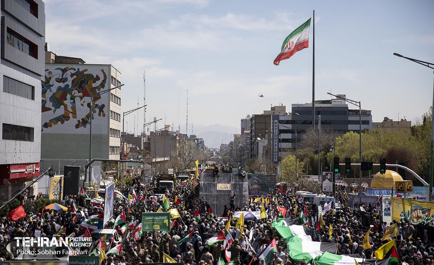 راهپیمایی روز قدس در پایتخت - 2 20