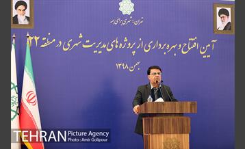 آیین بهره برداری از ۵۵ پروژه مدیریت شهری در منطقه ۲۲ تهران 14