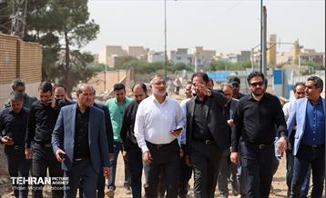 بازدید سرزده شهردار تهران از پروژه‌های عمرانی 24
