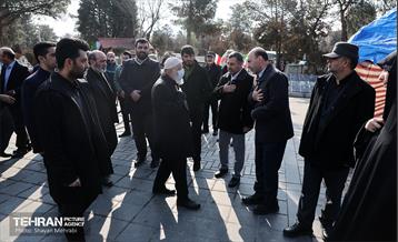 مراسم تشییع مرحوم محمدهادی چمران برادر مهدی چمران 46