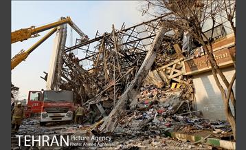 ساختمان پلاسکو فرو ریخت -4 5