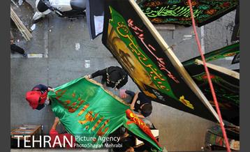 سیاهه فروشان بازارتهران در آستانه محرم 26