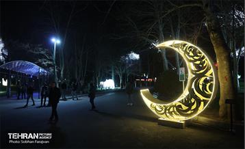 جشنواره نور تهران در بوستان ملت 16