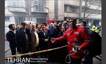 آتش سوزی در ساختمان برق حرارتی 2 10