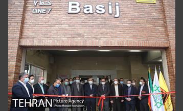 افتتاح همزمان ورودی های ۲ ایستگاه میدان صنعت و بزرگراه بسیج در خط ۷ مترو 7