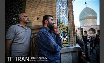 آیین تعویض پرچم حضرت عبدالعظیم حسنی(ع) 12