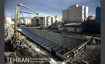 زیرگذر استاد معین قبل از افتتاح 39