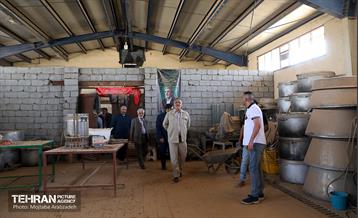 بازدید شهردار تهران از موکب علی ابن موسی الرضا(ع) و صاحب الزمان(عج)