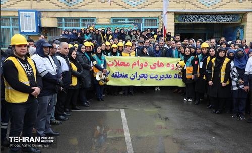 مانور گروه‌های مردمی دوام در منطقه 17 تهران 10