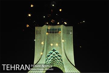 نور افشانی آسمان تهران به مناسب عید سعید فطر 11