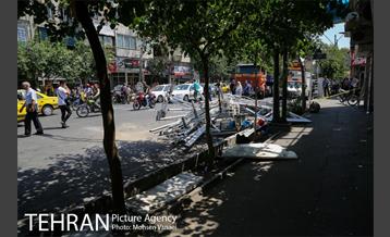 رفع خطر طبقه سوم پاساژ 102 در خیابان امام خمینی(ره)  40