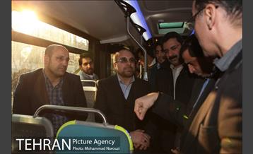 آیین رونمایی و بهره برداری از ناوگان حمل و نقل پاک با حضور دکتر قالیباف 25