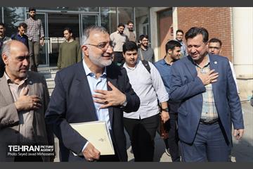 دیدار شهردار تهران با دانشجویان دانشگاه تربیت دبیر شهید رجایی 1
