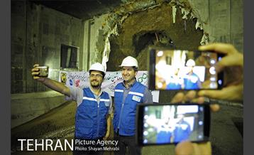 مراسم ورود ماشین حفاری(TBM) به ایستگاه مترو امیرکبیر در خط 6 متروی تهران 33