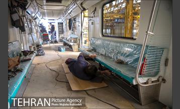 بازدید از اولین قطار ملی مترو 9