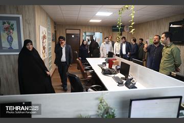 بازدید اعضا شورای شهر از مرکز ارتباطات شهرداری تهران 4