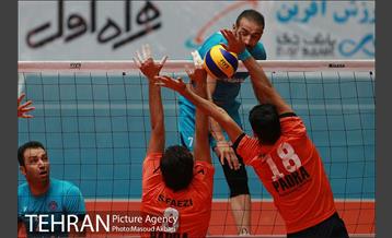 دیدار سایپا تهران و صالحین ورامین در لیگ برتر والیبال 10