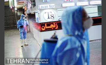 ضد عفونی پایانه مسافربری غرب 8