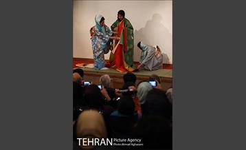 شکوفه های گیلاس و افسانه گنجی در موزه امام علی 2 7