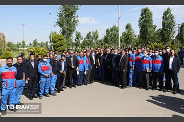 بازدید شهردار تهران از کارخانه واگن سازی 2