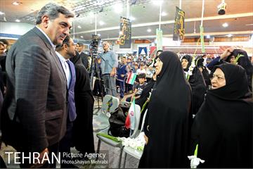 آیین نواختن زنگ دانش آموز شهید با حضور شهردار تهران 2