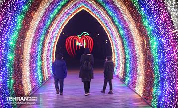 جشنواره نور تهران در بوستان ملت 6