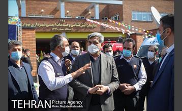 آیین افتتاح از سه ایستگاه و رونمایی از تجهیزات جدید سازمان آتش نشانی 42