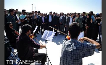 افتتاح دریاچه باغ هنر اراضی عباس آباد با حضور شهردار تهران 15