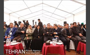 آیین آغاز بهره برداری از 4 پروژه فنی و عمرانی شهر 12