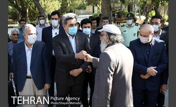 افتتاح پیاده راه استاد شهریار 2