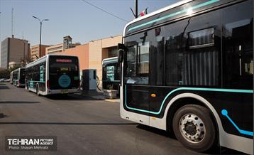 به وقت خدمت؛ ایستگاه شارژ اتوبوس برقی «قورخانه» 42