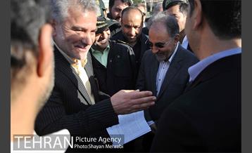 پیشواز نیروهای شهربان و حریم بان از نوروز با حضور شهردار تهران 58