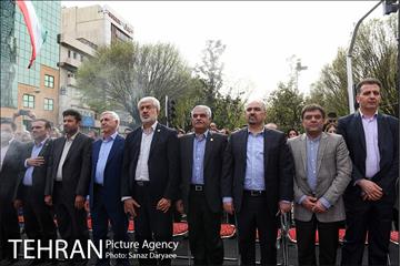 افتتاح نوروزگاه هنر در پیاده‌راه بلوار کشاورز 10