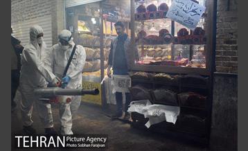 ضدعفونی و پاکسازی بازار تجریش-2 14