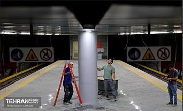 توسعه متروی تهران؛ ایستگاه کوهسار 22