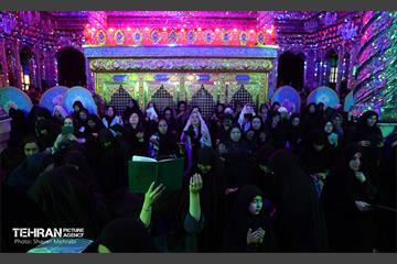 احیای شب بیست‌ویکم ماه رمضان امامزاده پنج تن لویزان 1