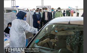 بزرگترین مرکز واکسیناسیون خودرویی کرونا در تهران 23