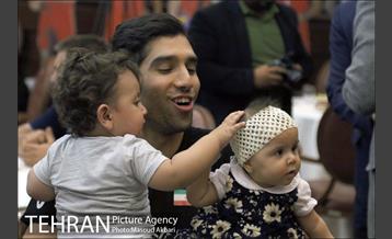 مراسم بدرقه تیم ملی والیبال 1