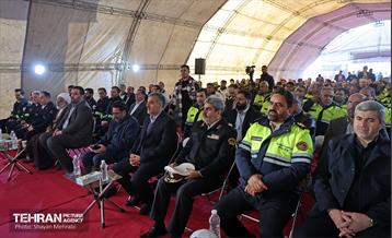 رزمایش زمستانه مشترک شهرداری تهران و پلیس راهور 40