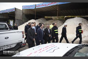 مانور برف روبی در منطقه ۳ تهران 20