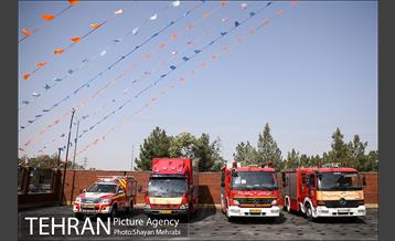 افتتاح ایستگاه ١٣٢ آتش نشانى شهردارى تهران 4