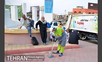 خدمات رسانی شهرداری تهران در شهر نجف 11