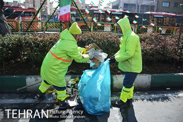 خدمات رسانی شهرداری تهران در راهپیمایی 22 بهمن 17