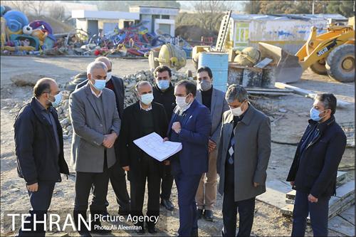 بازدید مصطفی سلیمی از پروژه های منطقه 4