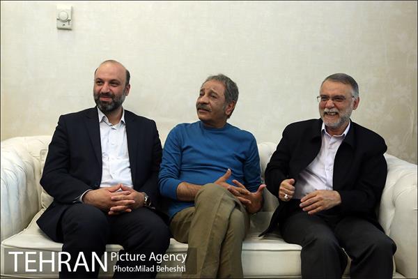 بازدید خبرنگاران از پشت صحنه سریال در جستجوی آرامش‎ 1