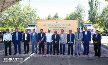 توزیع 800 وسیله ورزشی و تندرستی در مناطق 22 گانه تهران 23