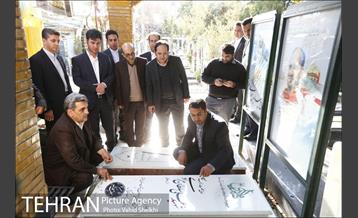 زیارت شهردار تهران از قبور شهدای دفاع مقدس 13